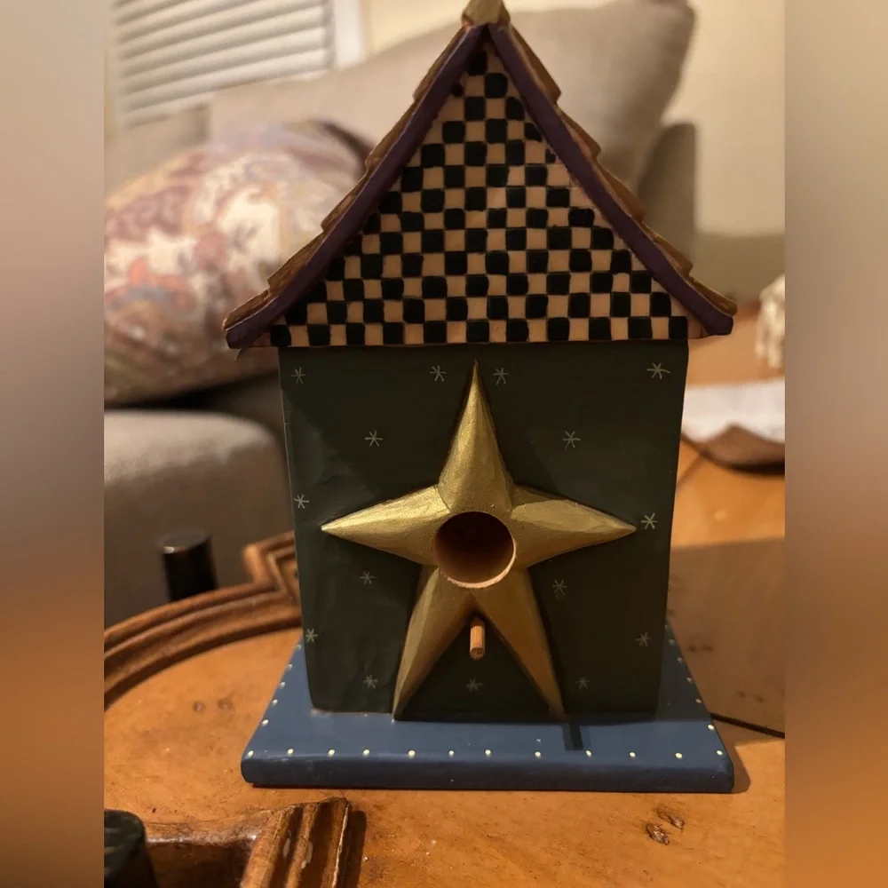 Williraye Studio WW4203 Birdhouse with Cow Weathervane - Picture 3 of 6